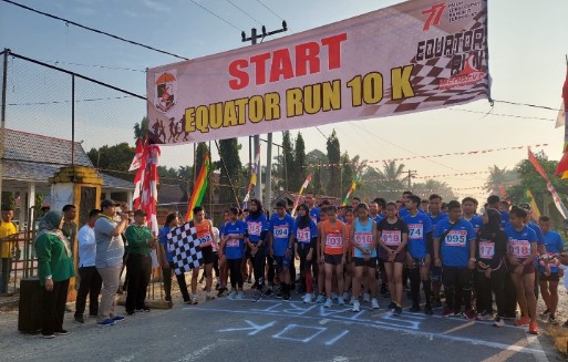 Lomba Lari 10K, Kecamatan Pangkalan Lesung Yang Pertama  Lakukan di Provinsi Riau