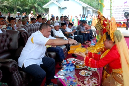 Bupati Yopi Halal Bi Halal Bersama Masyarakat Rakit Kulim