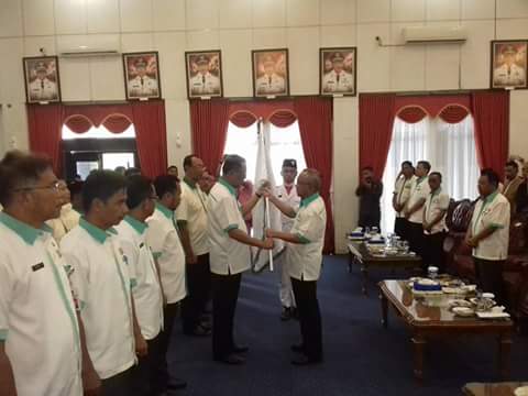 Gubernur Riau Kukuhkan Panitia Porprov 2017.