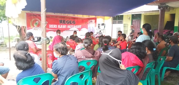 Reses Heri Kawi Hutasoit di Jl Kartama, Warga Minta Pembangunan Parit dan Sertifikat Hak Milik Tanah