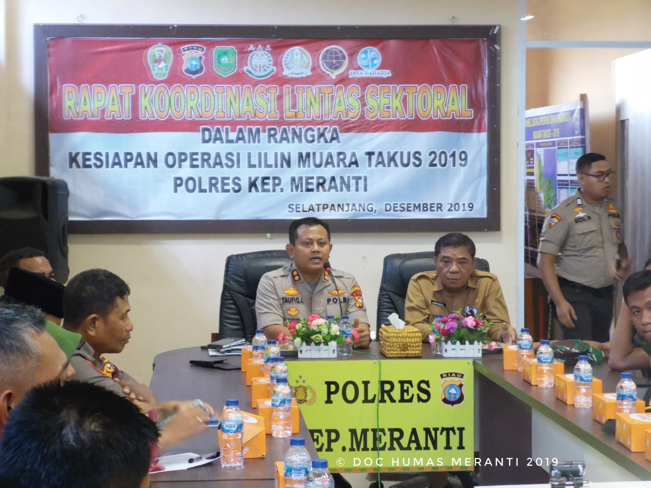 Syamsuddin Hadiri Rapat Koordinasi Operasi Lilin Polres Meranti