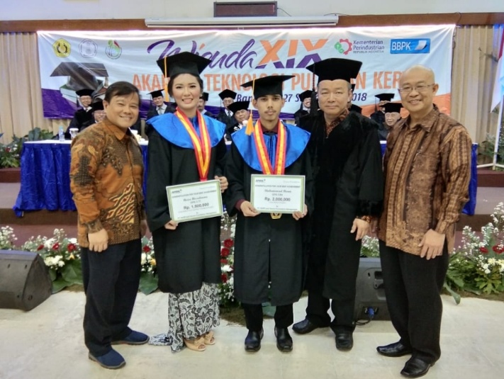Penerima Beasiswa RAPP Jadi Wisudawan Terbaik di ATPK