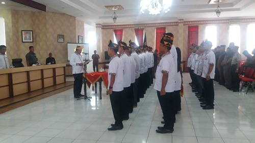 Bupati Rokan Hilir Kukuhkan Pengurus Karang Taruna