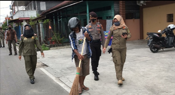 Hari Kedua Operasi Yustisi Protokol Kesehatan Covid-19 di Meranti, Petugas Jaring 23 Orang
