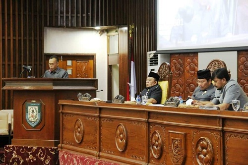 DPRD Bengkulu Gelar Paripurna Mendengarkan Padangan Fraksi Terhadap Raperda Pertanggungjawaban APBD 