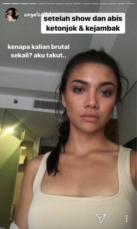 Show Di Karnaval SCTV Lubuklinggau, Angela Gilsha di 