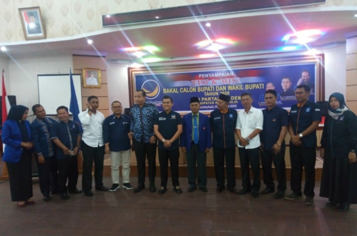 Diselenggarakan Oleh Partai Nasdem, Afrizal Sintong Sampaikan Visi Misi