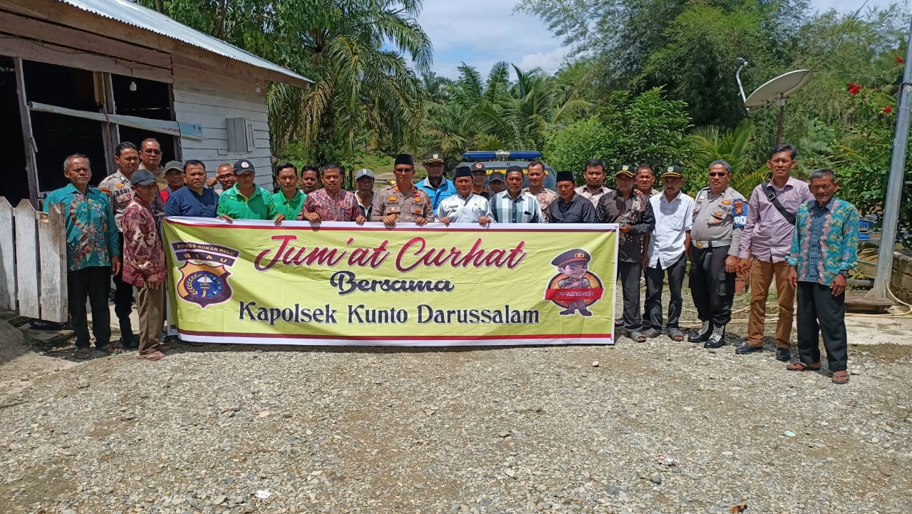 Jumâ€™at Curhat Dengan Masyarakat Kunto Darussalam,   AKP Andri : Tolong Bijak Dalam Bermedia Sosial