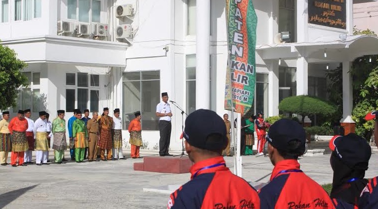  Bupati Lepas 132 Atlet Rohil Ke Popda Riau