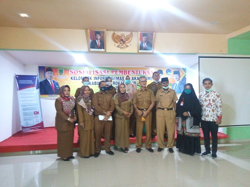Diskominfotik Rohil Gelar Sosialisasi Pembentukan KIM