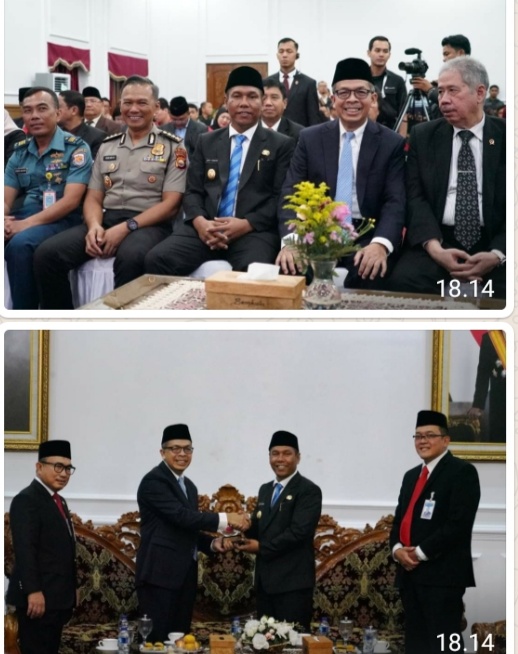 Serah Terima Jabatan Kepala Perwakilan Bank Indonesia Provinsi Bengkulu