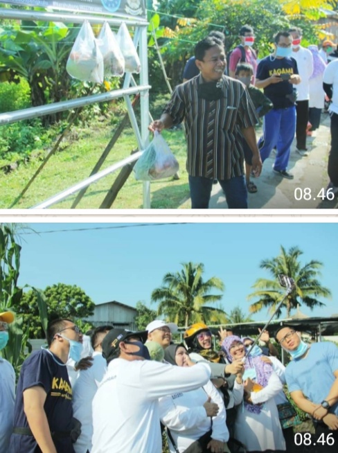 Bersama Kagama, Gubernur Rohidin Launching 'Canthelan' Dikelurahan Berkas