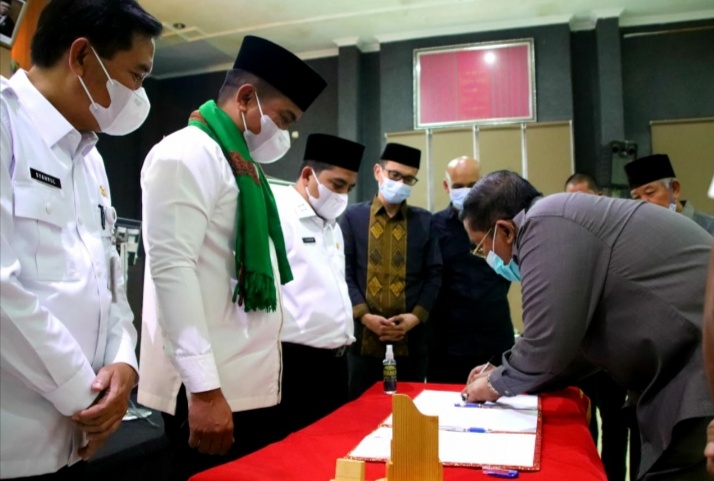 Bupati Pelalawan H.Zukri Buka Forum Konsultasi Publik Rancangan Awal RPJMD Tahun 2021-2026