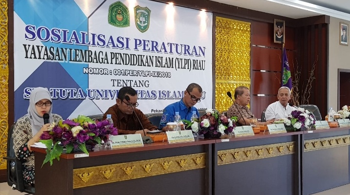 Rektor dan YLPI Sosialisasikan Perubahan Statuta UIR
