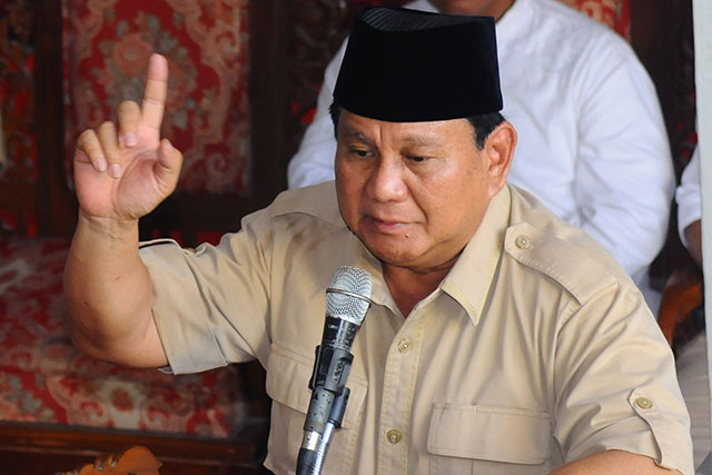 Prabowo Nyadar Kalah Cari Konsesi Politik .