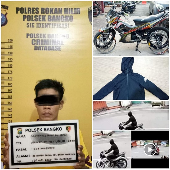 Polsek Bangko Ringkus Pelaku Curas Yang Viral Dimedsos 