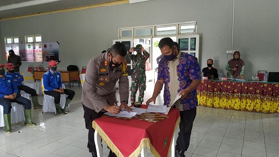 PT SRL Blok V dan Dua Desa di Rangsang Tandagangani MoU