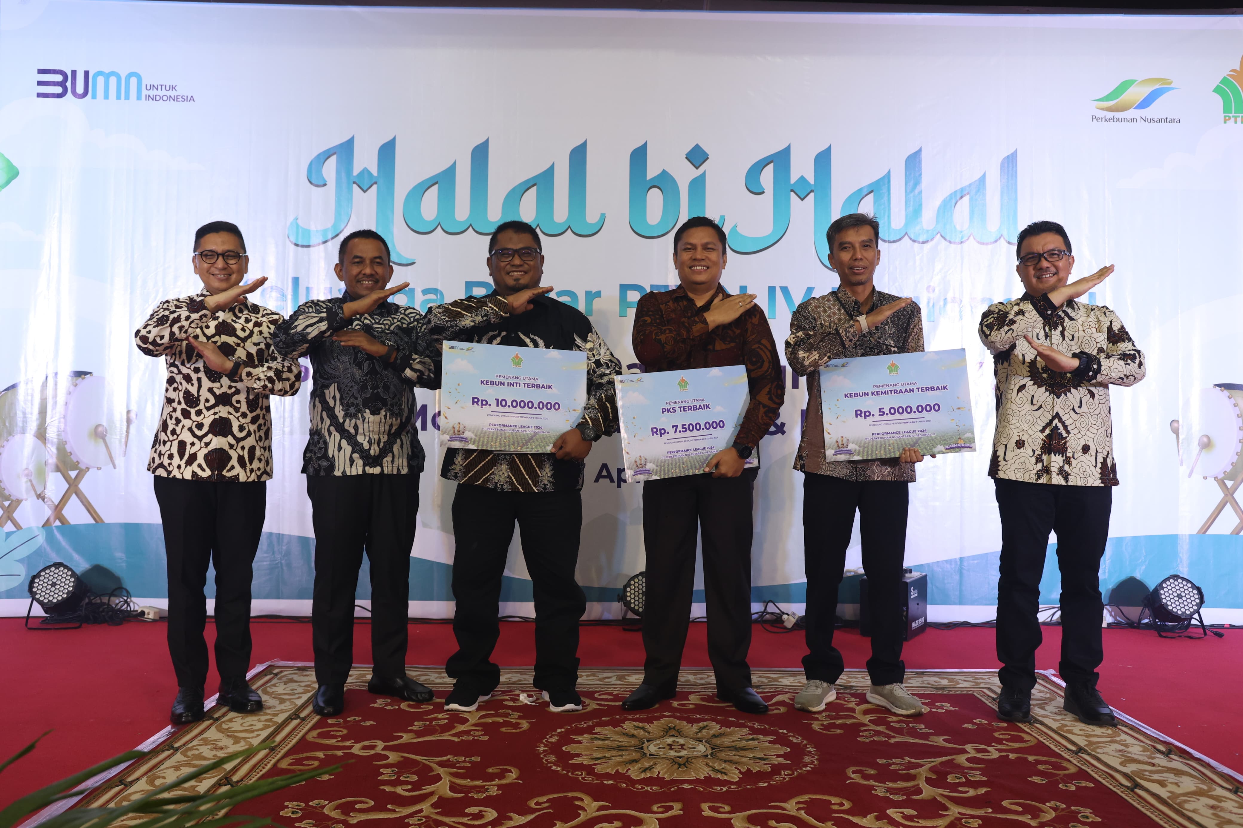Ini Dia Para Pemenang PTPN IV Regional III Performance League 2024