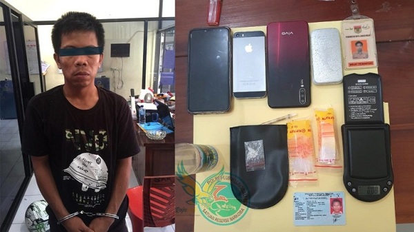 Nyambi Jual Narkotika, ASN di Lubuk Lingga Diamankan Aparat