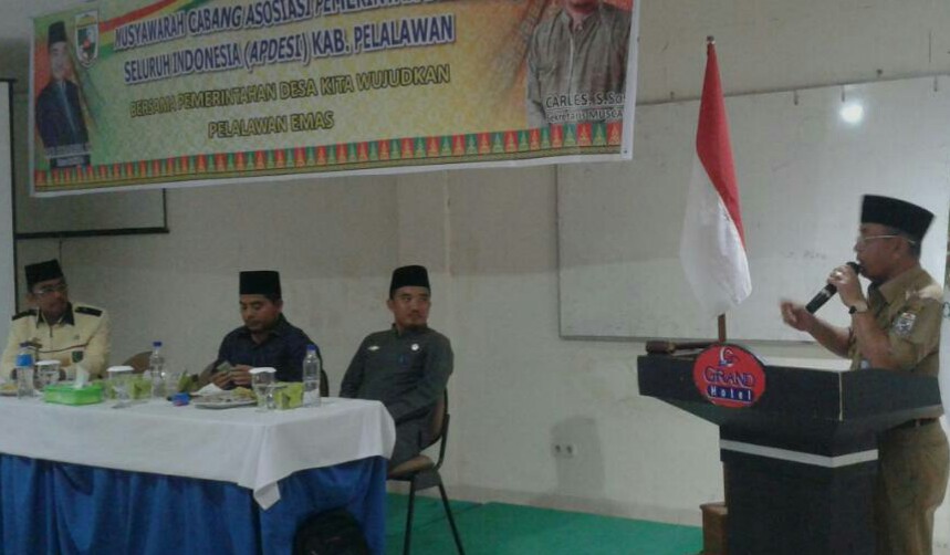 Muscab APDESI Pelalawan,  Wadah Komunikasi Pemerintah Desa dari Kesalahan Hukum.