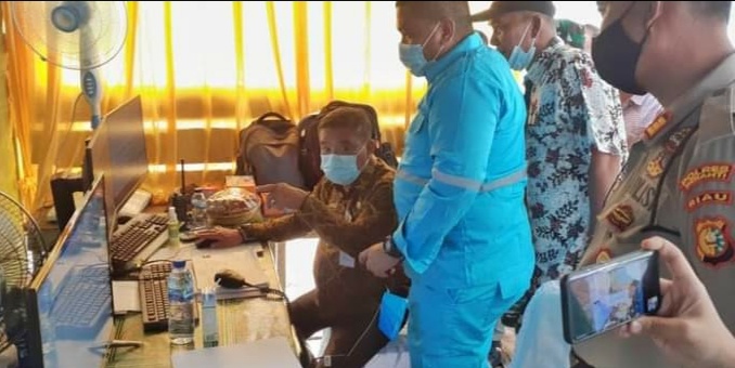 Asisten I Syamsuddin SH,MH Ikuti kegiatan Parameter Test Seismic Migas,