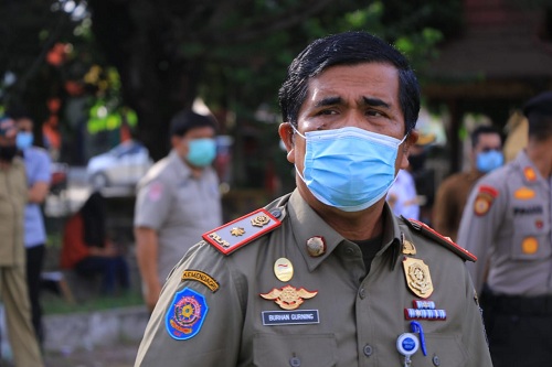 Satpol PP Pekanbaru Terus Awasi Penerapan Protokol Kesehatan