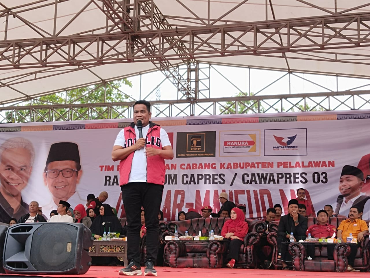 TPC Pasangan Capres/Wacapres 03 Gelar Rapat Umum di Pangkalankerinci, Ajak Masyarakat Coblos Ganjar-