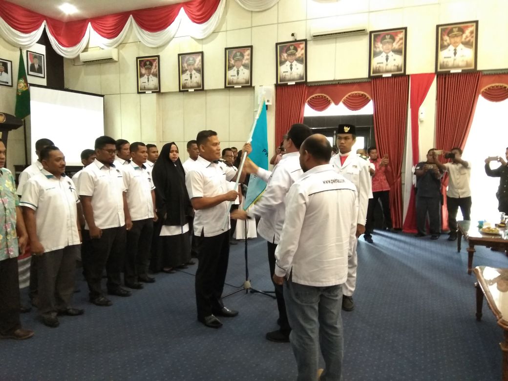 Pengurus PWI Kampar periode 2017-2020 Resmi Dilantik