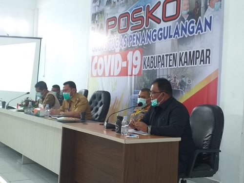 Kampar Tingkatkan Status Tanggap Darurat Bencana, 1 Pasien Positif Covid-19