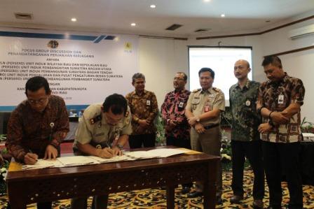 PLN dengan BPN Riau, Teken MoU Bidang Agraria Pertanahan Dan Tata Ruang