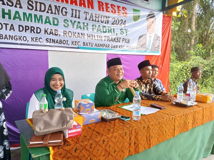 Reses Masa Sidang III, Syah Padri Tampung Aspirasi Masyarakat di Kecamatan Bangko