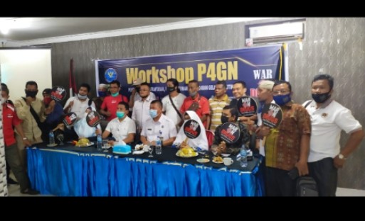 BNNK Pelalawan Gelar Workshop P4GN, Pesertanya Anggota PWI
