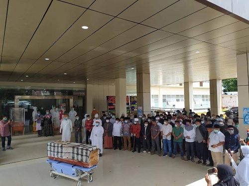 Muslihan DS dikebumikan di makam pahlawan Bengkulu