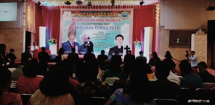 Lewat Ibadah Bersama, PPI Wilayah Riau Antarkan Caleg Parna Menuju Pemilu 2019.