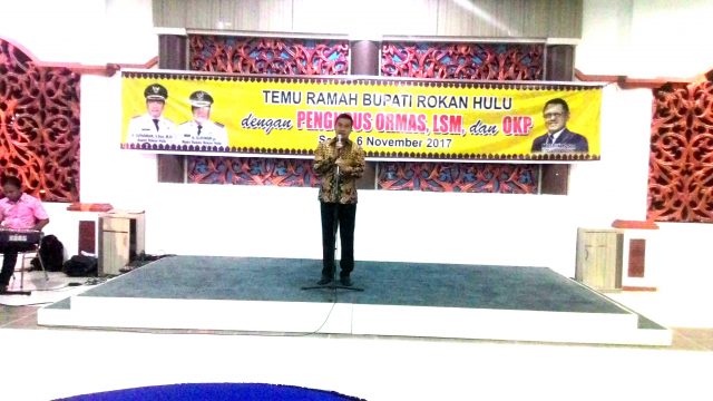 Cerita Bupati Suparman di Temu Ramah Dengan Ormas, LSM dan OKP