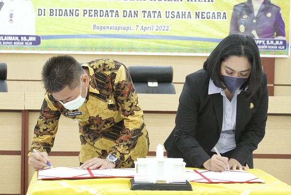 Cegah Korupsi, Pemkab Rohil MoU Dengan Kejari