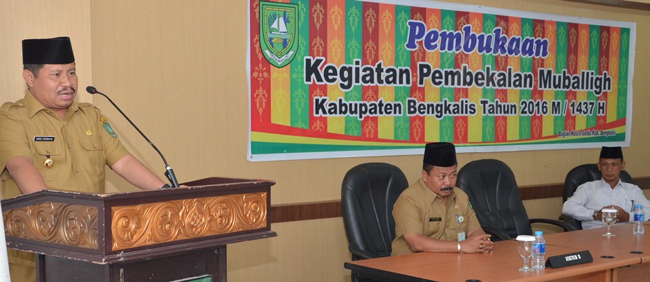 Bupati Bengkalis Buka Pelatihan Pubaligh se-Kabupaten Bengkalis