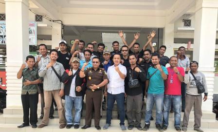 Silaturahmi Dengan Media, Kajari Rohil : Semuanya Maju Karena Adanya Wartawan