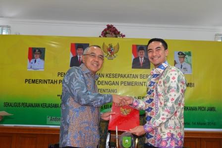 Riau dan Jambi Teken MoU Andon Penangkapan dan Budidaya Perikanan