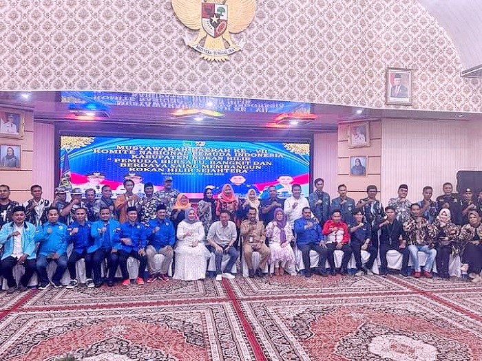 Hadiri MUSDA Ke VII KNPI Rohil 2023, Bupati Afrizal Minta Pemuda Tanamkan Itikad Baik Bangun Rohil 