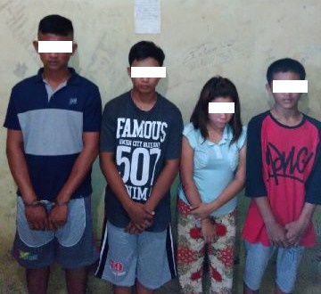 Polisi Amankan 4 Pelaku Curas di Inhu Yang Mengaku Polisi