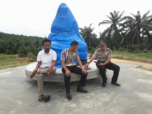 Bangun Patung Budha di Kebun, PT Dta Palma Resahkan Masyarakat Kuansing