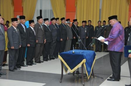 Bupati Yaopi Lantik 20 Pejabat Eselon II Inhu 