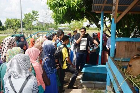 Belajar Kewirausahaan, Mahasiswa STKIP  Kunjungi P4S Kubang Jaya