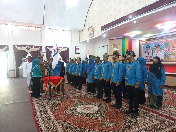 Lantik Pengurus UMK/IKM Rohil, Bupati Yakin Pelaku Usaha Rohil Berkembang