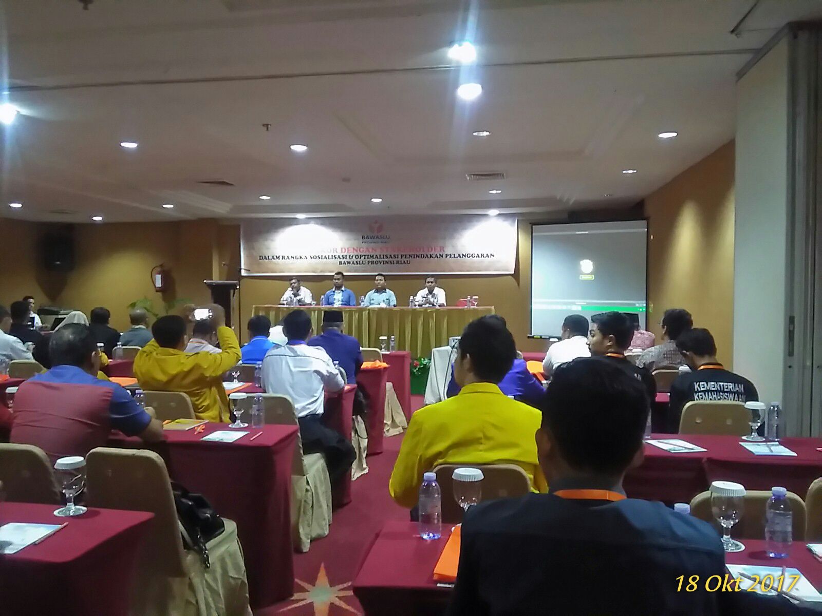 Rakor Dengan Stakeholder, Suksesnya Demokrasi Pemilu Berkat Pengawasan Bersama.