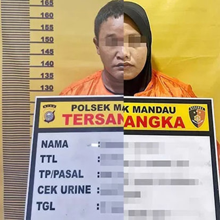 Dendam Sakit Hati, Pasutri Bunuh Wanita Paruh Baya, Gasak Uang Rp1,2 juta dan Sekap Anak Korban