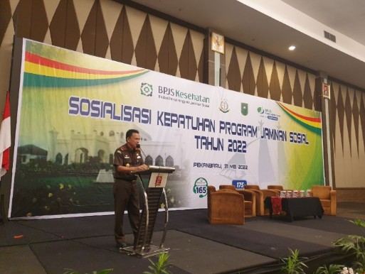 Kajati Riau Monitoring Pelaksanaan Program Jaminan Sosial adalah Program yang Sangat Penting
