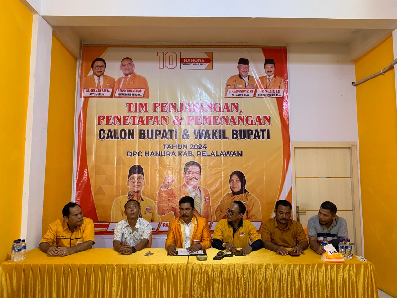 Partai Hanura Buka Penjaringan Cabup-Cawabup Pelalawan