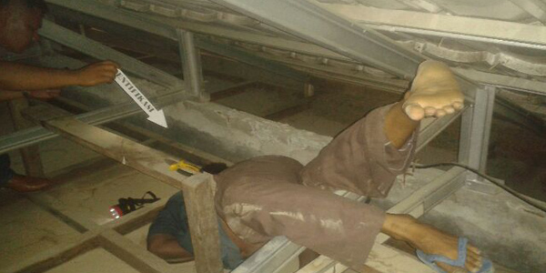 Seorang Teknisi Ditemukan Tewas di Atas Plafon RS Tambusai Utara